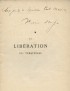 HUGO Victor La Libération du territoire Michel Lévy 1873 édition originale Hollande envoi autographe signé à Mme Paul Meurice