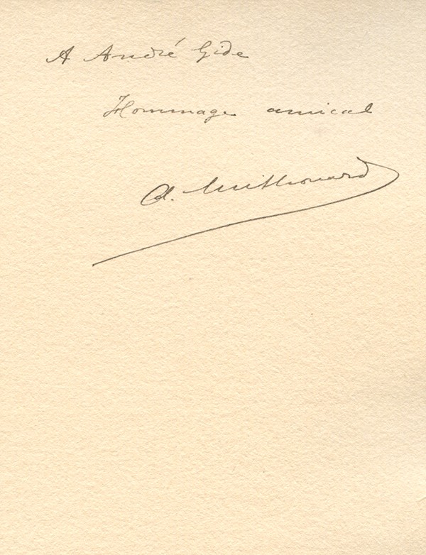 MITHOUARD Adrien Les Frères marcheurs Bibliothèque de l'Occident 1902 édition originale papier van Gelder envoi autographe signé