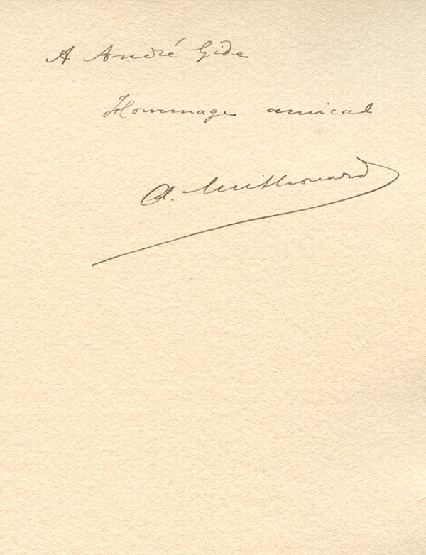 MITHOUARD Adrien Les Frères marcheurs Bibliothèque de l'Occident 1902 édition originale papier van Gelder envoi autographe signé