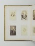 Album de 120 photographies de Louisa Siefert et de son entourage familial et amical, tirage d'époque, dédicace de Victor Hugo