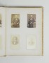 Album de 120 photographies de Louisa Siefert et de son entourage familial et amical, tirage d'époque, dédicace de Victor Hugo