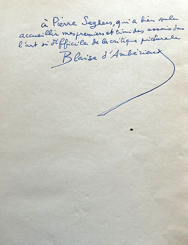 ARAGON Louis Matisse ou la grandeur Poésie 42 1942 jeu d'épreuves corrigées envoi autographe signé à Pierre Seghers
