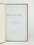 VERLAINE Paul Romances sans paroles Lepelletier 1874 édition originale envoi autographe signé à Armand Sylvestre reliure Canape