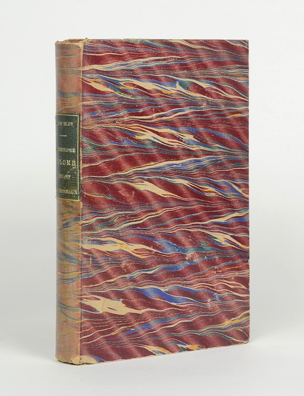 BLOY Léon Christophe Colomb devant les taureaux Albert Savine 1890 édition originale reliure de l'époque