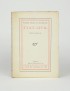 DRIEU LA ROCHELLE Pierre État-civil Nouvelle Revue Française 1921 édition originale vélin pur fil envoi autographe signé à Jean 