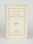 DRIEU LA ROCHELLE Pierre L’Homme couvert de femmes Nouvelle Revue Française 1925 édition originale envoi à Jean Schlumberger