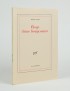 CHAR Éloge d'une Soupçonnée Gallimard 1988 édition originale vergé de Hollande van Gelder grand papier
