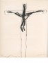 MICHAUX Henri Quatre cents hommes en croix Pierre Bettencourt 1956 édition originale Arches rare avec trois dessins de l'auteur