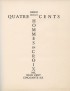 MICHAUX Henri Quatre cents hommes en croix Pierre Bettencourt 1956 édition originale Arches rare avec trois dessins de l'auteur