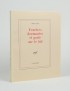 CHAR Fenêtres dormantes et porte sur le toit Gallimard 1979 édition originale vergé blanc de Hollande van Gelder grand papier