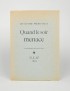 ROUX Les quatre frères Quand le soir menace GLM 1939 édition originale Hollande Pannekoek grand papier