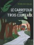 BERNARD Jean Le Carrefour des trois couteaux Le Masque Émeraude 1940 gouache originale signée jaquette roman Pierre Mac Orlan 