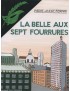 BERNARD Simone La Belle aux sept fourrures Le Masque Émeraude 1940 gouache originale signée jaquetteroman de Pierre-André FERNIC