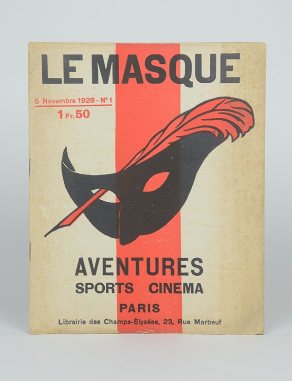  Revue Le Masque Aventures sports cinéma 1928 collection complète en 3 numéros