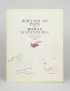 Collection de menus Le Masque Le Prix du Roman d'aventures 1931 1980 dessins originaux dédicaces estampes