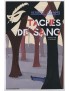 BERNARD Simone Taches de sang Le Masque 1939 gouache originale signée pour la jaquette illustrée roman de Herbert ADAMS