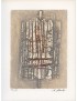 BOBIN Christian Le Colporteur Brandes 1986 édition originale sur vélin d'Arches signé deux gravures originales en taille-douce s