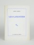 GUIBERT Hervé Les Gangsters Éditions de Minuit 1988 édition originale envoi autographe signé à Jean-Jacques Brochier