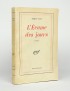 VIAN Boris L'Écume des jours Gallimard 1947 édition originale broché sans mention