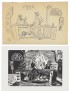 BIRGA Sergio Das Schloss II Frieda Le Château 2016 dessin original signé et xylogravure originale signée