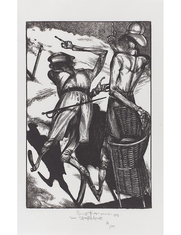 HIRSCH Karl-Georg  KAFKA Franz In der Strafkolonie Insel Verlag 1999 tirage de luxe gravure signée dessin original au crayon