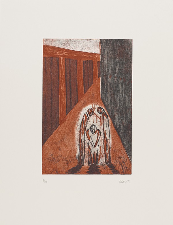 REHDER Elke KAFKA Franz Der Prozess [Vor dem Gesetz] Elke Rehder 1996 édition illustrée de 6 gravures originales sur cuivre en c
