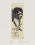 KANTOROWICZ Serge Portrait de Kafka Pointe sèche originale signée par l'artiste tirage à 15 exemplaires numérotés