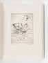 DADO KAFKA Franz Le Terrier Criapl’e Soleils noirs 1985 illustré 9 pointes sèches dessin original suite reliure Louise Bescond