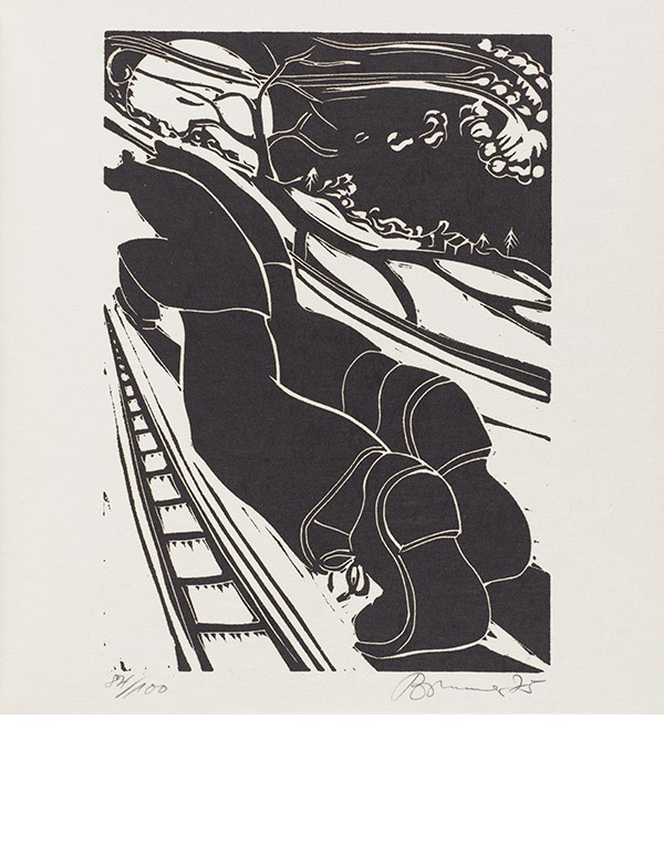 BRUNNER Hansjürg KAFKA Franz Beschreibung eines Kampfes Schaer 1975 édition illustrée luxe linogravure originale signée