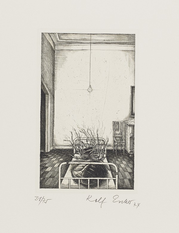 ESCHER Rolf Die Verwandlung Steintor-Verlag 1974 Portfolio de 7 gravures originales de Rolf Escher signées