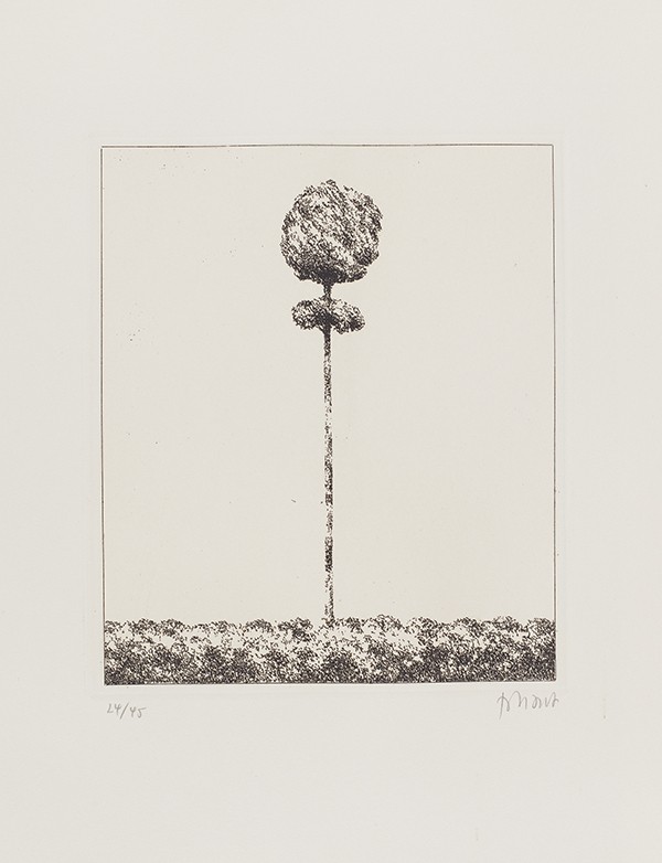 ERHARDT HM KAFKA Franz Die Bäume Les Arbres Manus Presse 1968 Édition illustrée de 8 gravures originales signées