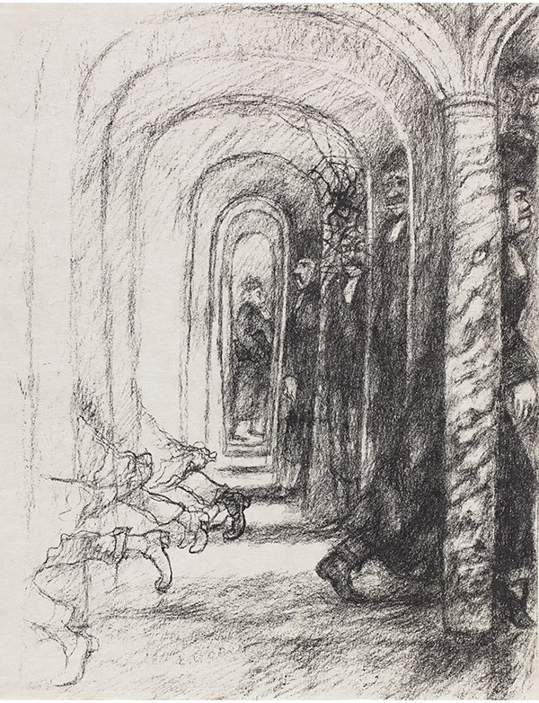 GOERG Édouard KAFKA Franz Le Procès Les Bibliophiles du Palais 1967 deux lithographies originales double suite