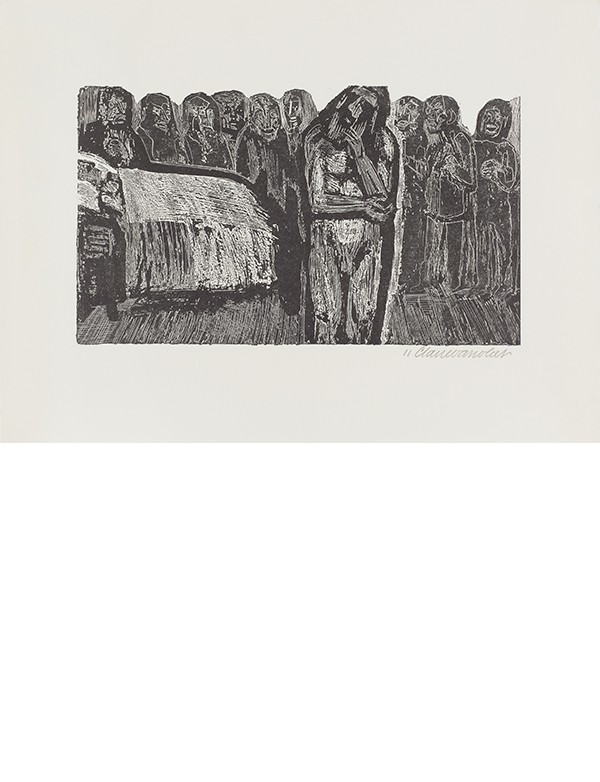 VAN VLIET Claire KAFKA Franz A Country Doctor Janus Press 1962 12 gravures en relief joint portfolio de 14 gravures 