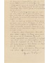 BRETON André Lettre autographe signée à Edmond Bomsel à propos de l’Anthologie de l’humour noir 1961