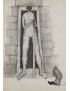 BO Lars Devant la loi. [Vor dem Gesetz] Dessin original signé 1960 réalisé à l’encre noire signé par l’artiste en bas à droite