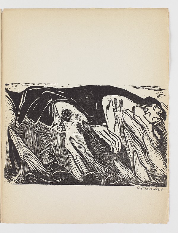 MAILLET Leo KAFKA Franz Die Brücke 1950 édition privée illustrée d'une gravure originale signée