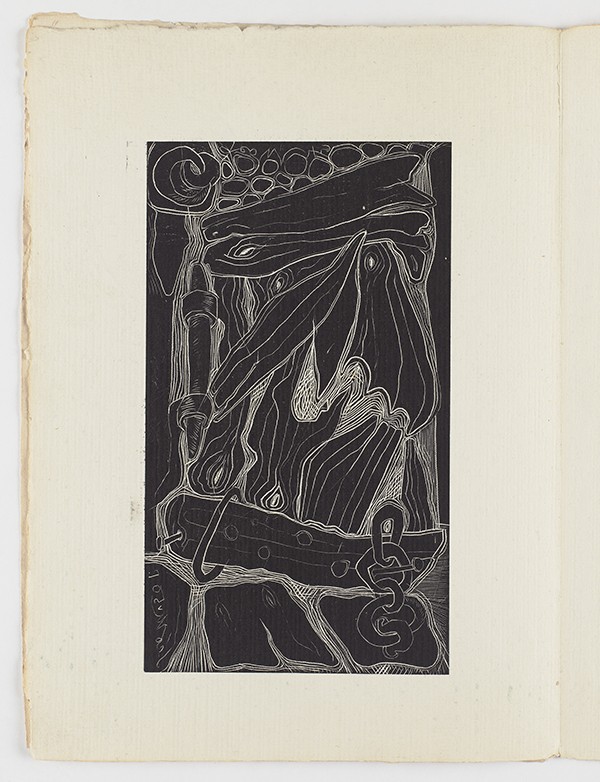 MAILLET Leo KAFKA Franz Der Schlag ans Hoftor 1950 édition privée illustrée de 2 gravures originales signées envoi et suite