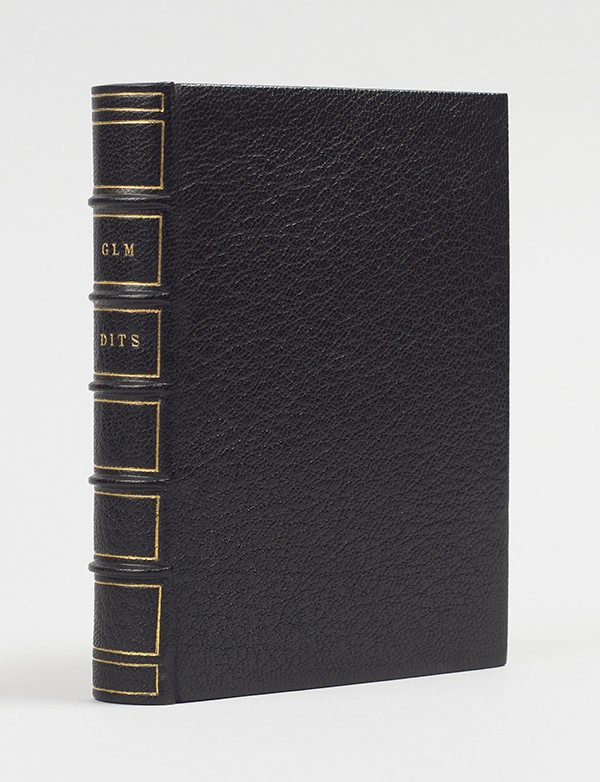 Dits de Baudelaire, Blake, Breton, Dostoïevski, Forneret, Kafka, Lichtenberg, Nerval, Rigaut, Swift reliure d'Alix