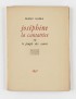 KAFKA Franz Joséphine la cantatrice ou le peuple des souris Marc Barbezat 1944 édition originale française exemplaire unique