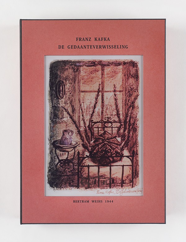 KAFKA Franz De Gedaanteverwisseling Série Genius 1944 édition originale néerlandaise Die Verwandlung papier Banzay grand papier