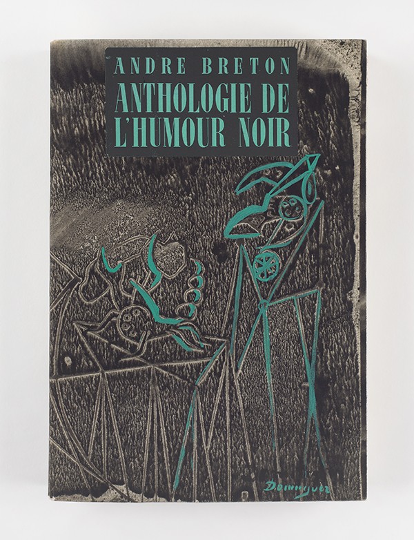 BRETON André Anthologie de l’humour noir Sagittaire 1940 édition originale pur fil décalcomanie originale rehaussée à la gouache