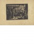 FRONIUS Hans Ein Hungerkünstler 1937 gravure originale sur bois sur Japon mince provenance Max Brod
