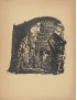 FRONIUS Hans Eine kaiserliche Botschaft von Franz Kafka 1933 1934 rare suite complète composée de trois gravures originales sur 
