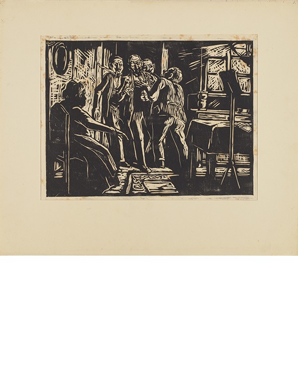 FRONIUS Hans Die Verwandlung v. Franz Kafka 1931 rare suite complète composée de dix gravures originales sur bois