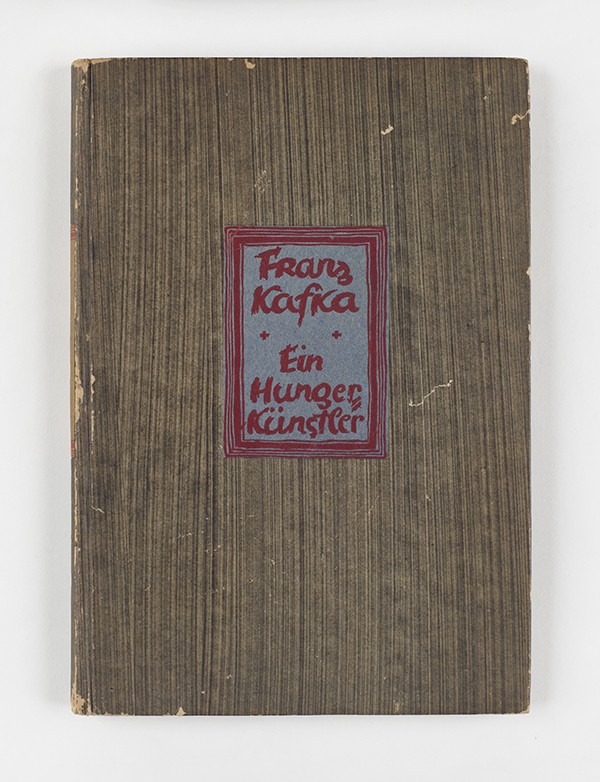 KAFKA Franz Ein Hungerkünstler Verlag Die Schmiede 1924 édition originale cartonnage de l'éditeur