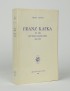 GOTH Maja Franz Kafka et les lettres françaises José Corti 1956 édition originale alfama du Marais seul grand papier