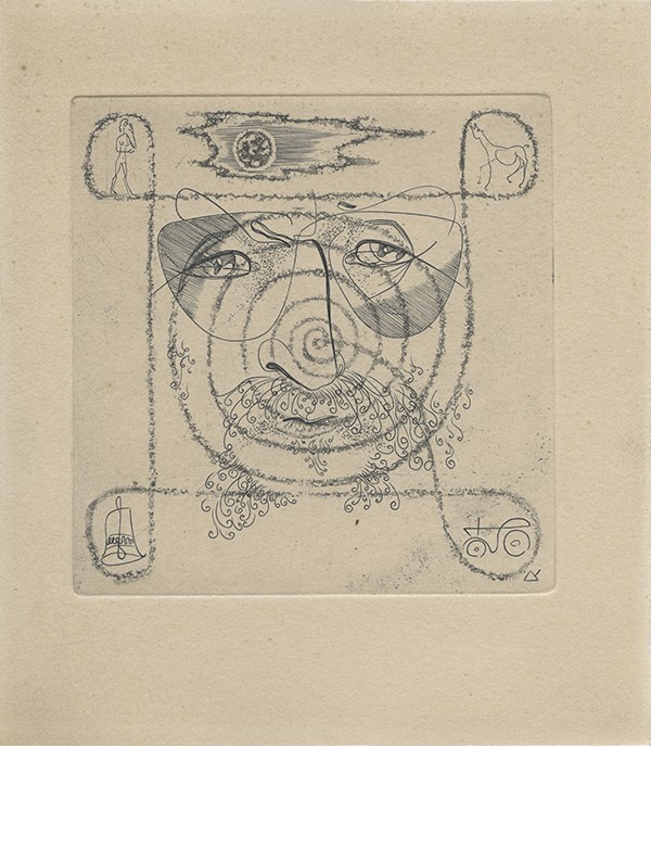 KROL Abram KAFKA Franz Un médecin de campagne 1953 12 gravures originales sur cuivre au burin 6 vignettes suite en négatif