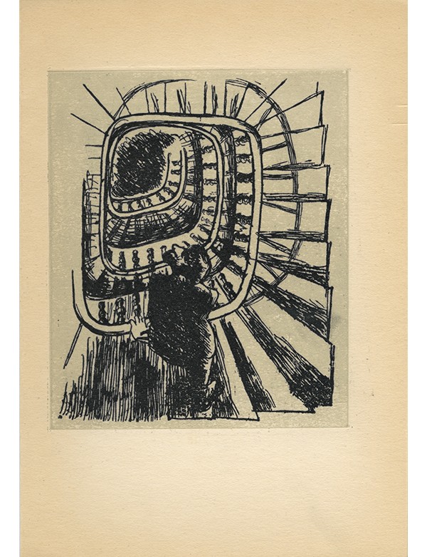 POTY KAFKA Franz Parábolas e fragmentos Philobiblion Editora Civilização Brasileira 1956 illustré de 4 eaux fortes de Poty