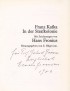 FRONIUS Hans KAFKA Franz In der Strafkolonie Edition E. Hilger 1982 onze dessins tirage A avec une eau forte originale signée
