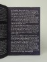 BUCHTA Wolfgang KAFKA Franz Beschreibung eines Kampfes 1991 17 gravures originales sur zinc de Wolfgang Buchta